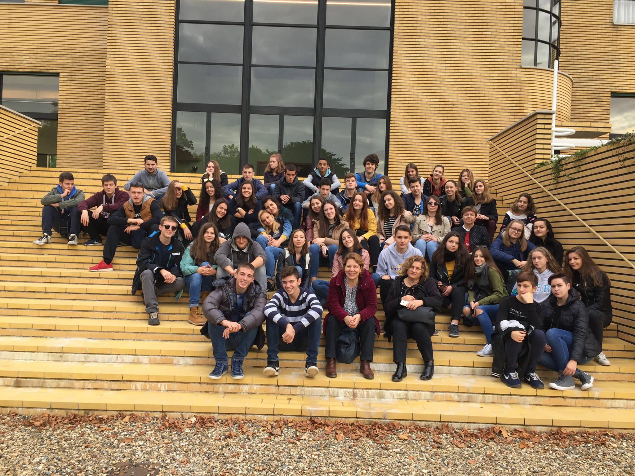 group photo in Roubaix